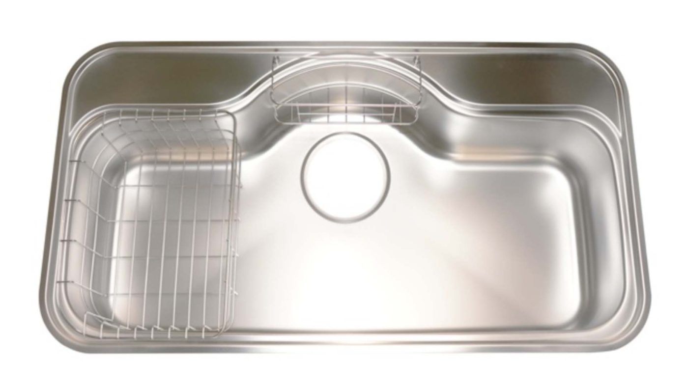 Chậu rửa bát Shigeru FCM-DK FS - Chất liệu inox 304