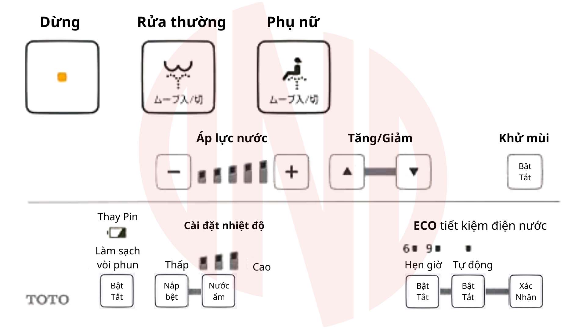 Hướng dẫn sử dụng nắp bệt TOTO TCF8CS67