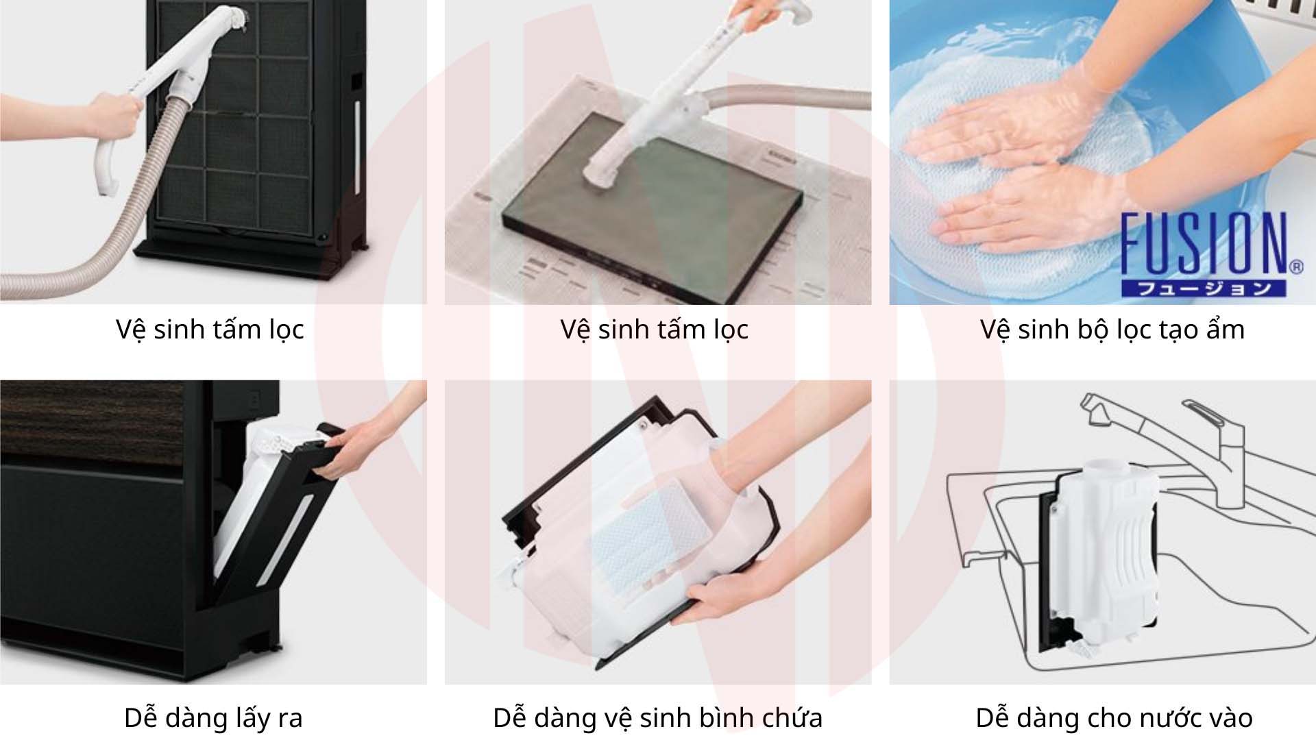 Cảm biến thông minh trên Panasonic F-VC70XV