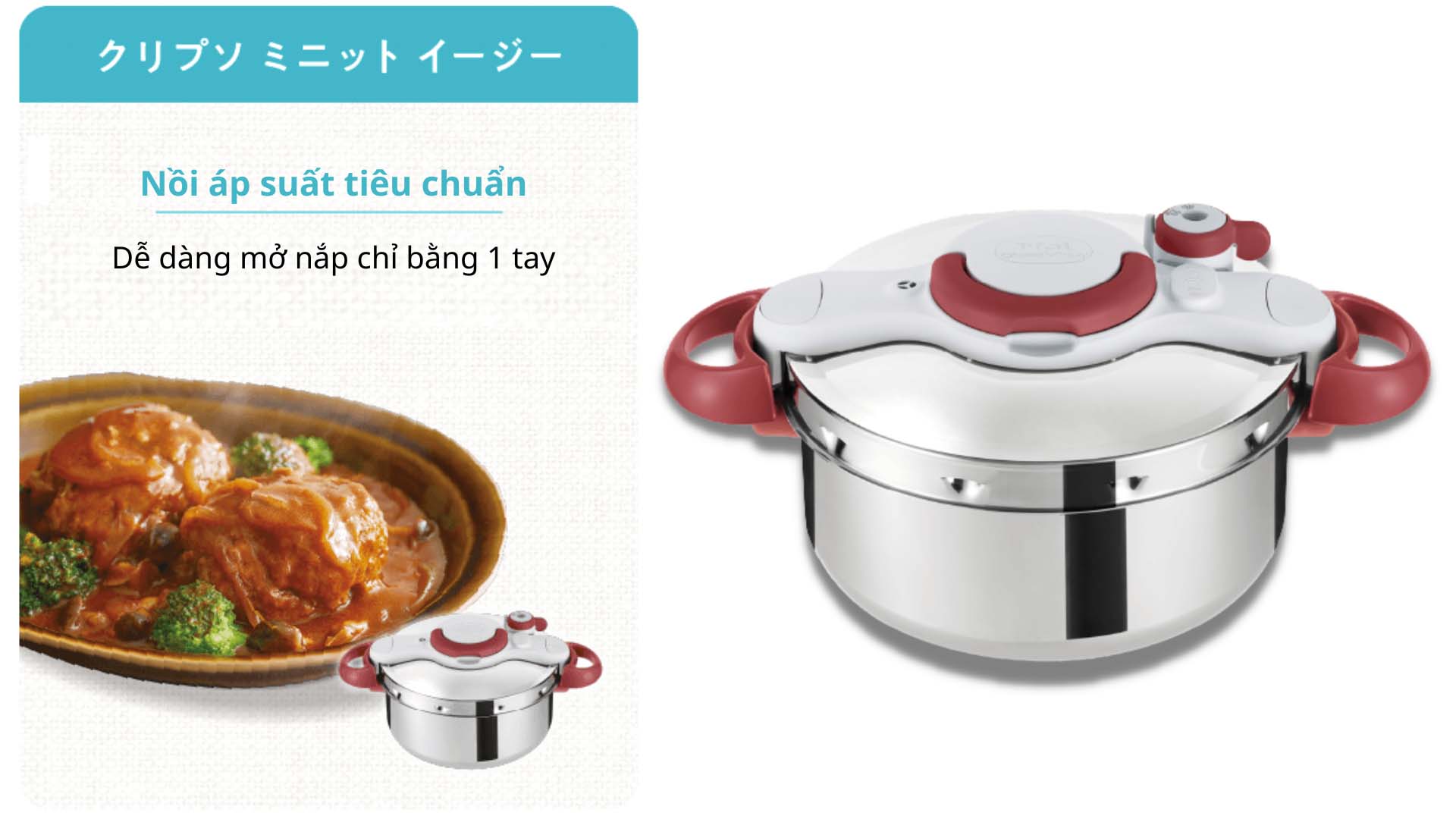 Nồi áp suất ClipsoMinut Easy 4.5L