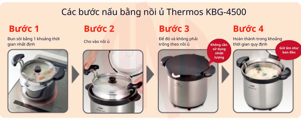 Nồi ủ Thermos KBG-4500